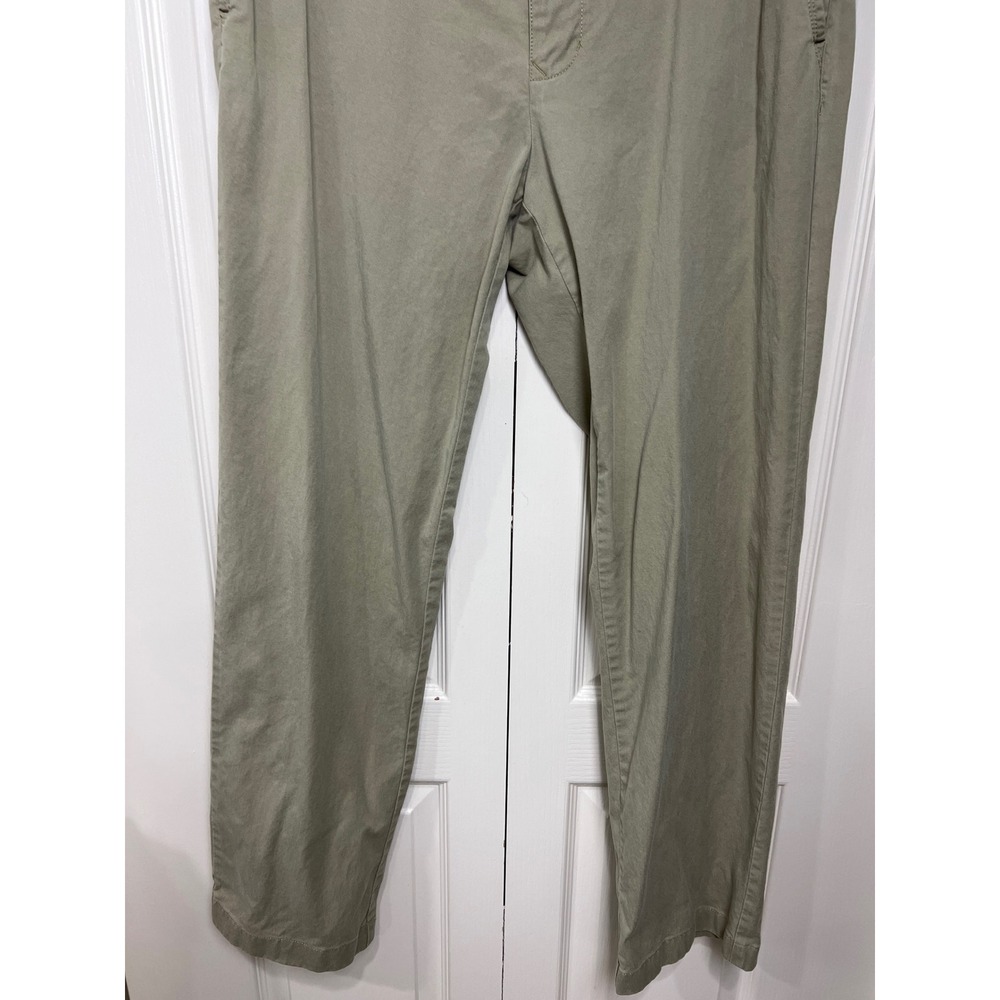 Tommy Bahama Mens Khaki Chino Pants Khaki Tan Straight Fit Size 35x32 Tencel G23 - Picture 10 of 16